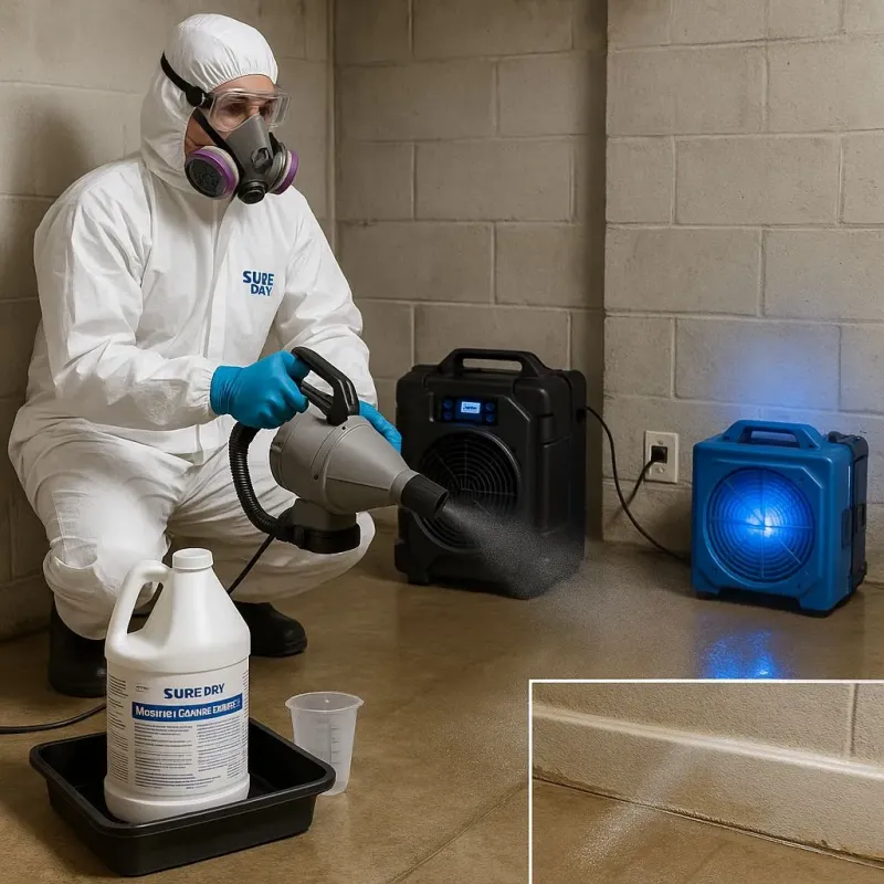 Sanitization and Odor Removal process in Plumsteadville, PA