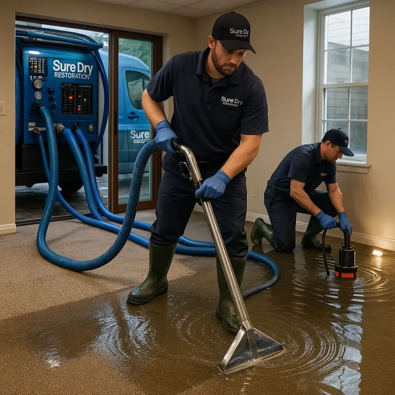 Water Extraction and Removal process in Plumsteadville, PA